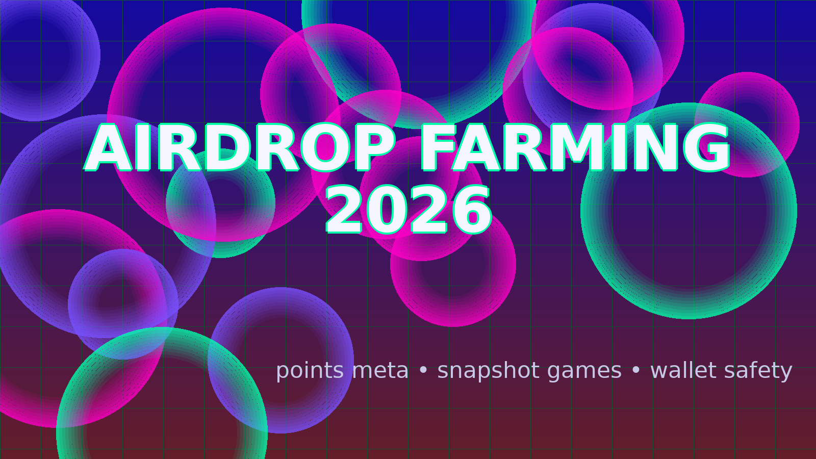Airdrop Farming in 2026: Points Meta, Snapshot Games, and How Not to Get Drained