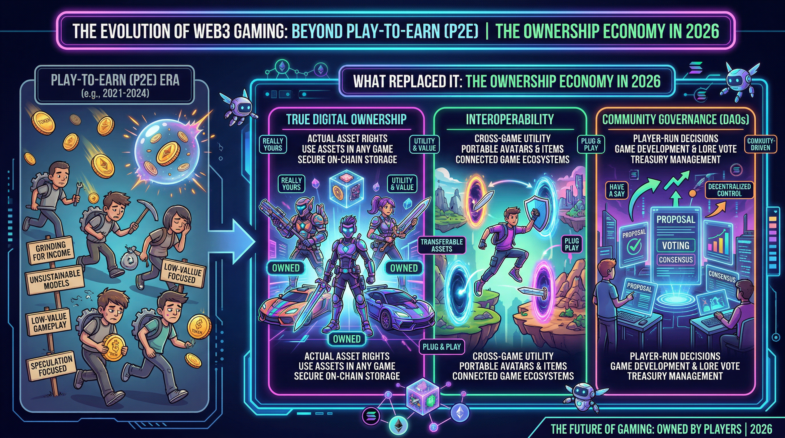 Web3 Gaming in 2026: Play-to-Earn Is Dead — Here's What Replaced It